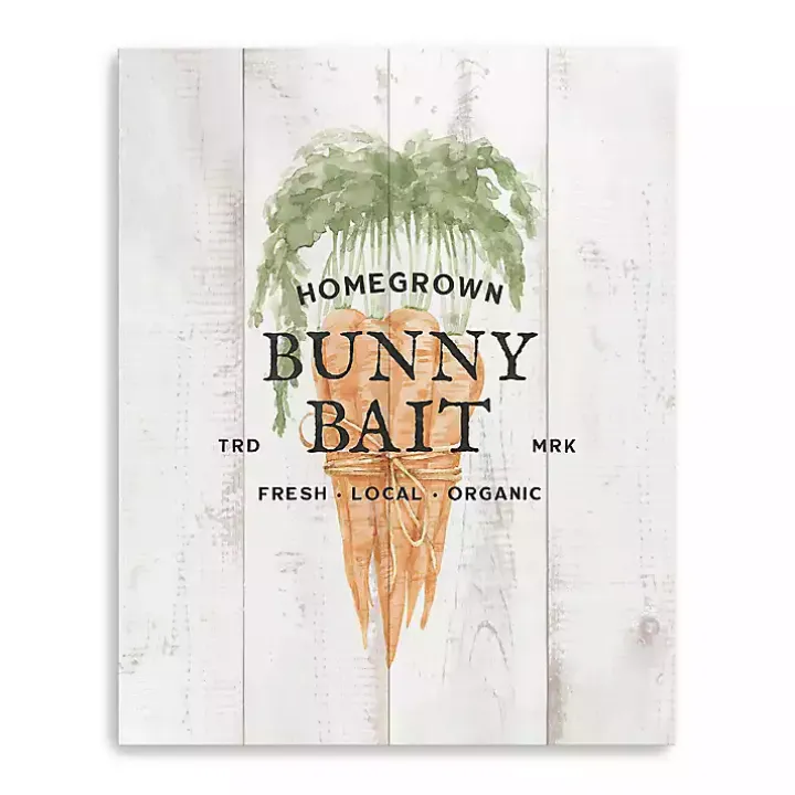 Bunny Bait Carrot Canvas Art Print