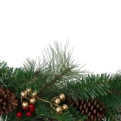 Burlap Buffalo Check Foliage Garland