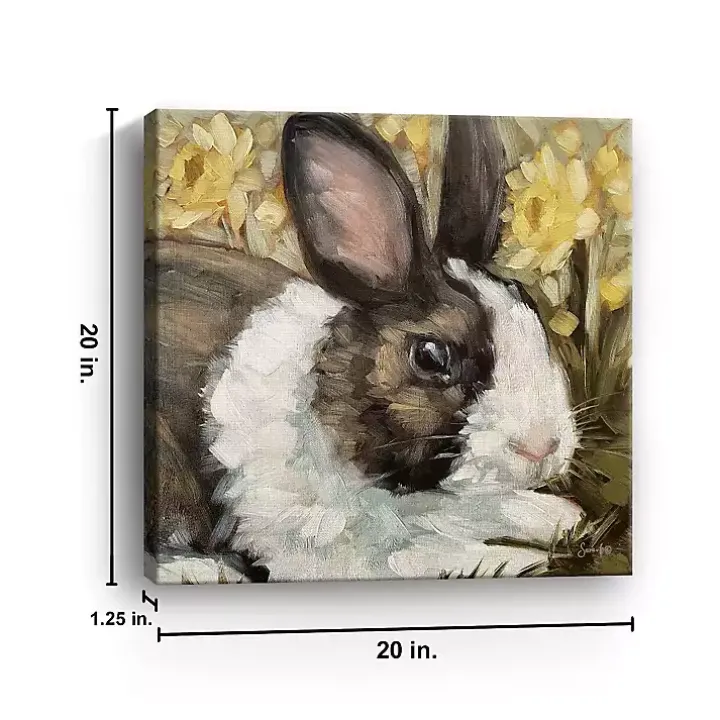 Buttercup Bunny Canvas Art Print