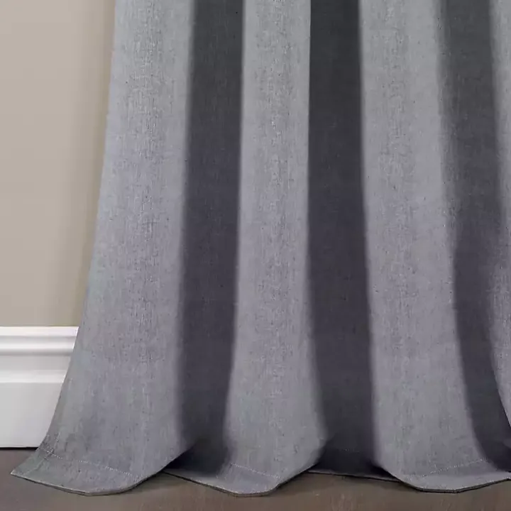 Buttons and Stripes Curtain Panel Set, 84 in.
