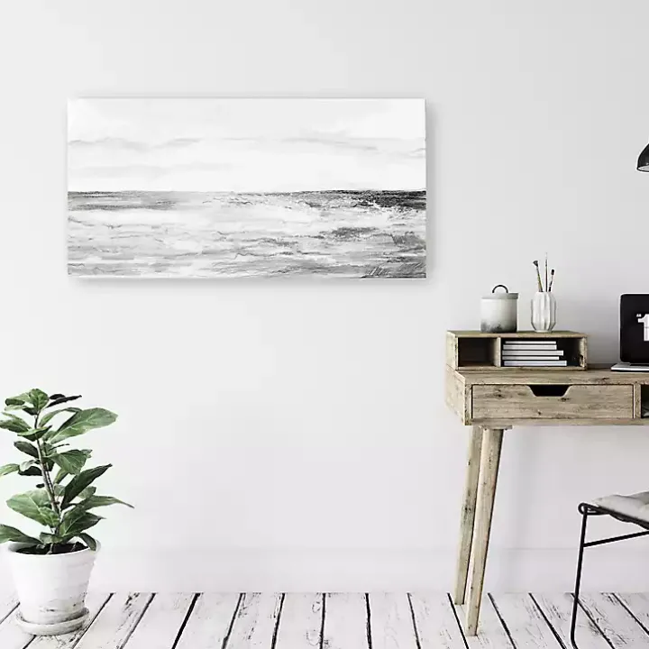 By The Soft Beach Canvas Art Print, 60x30 in.