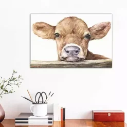 Calf Canvas Art Print, 26x18