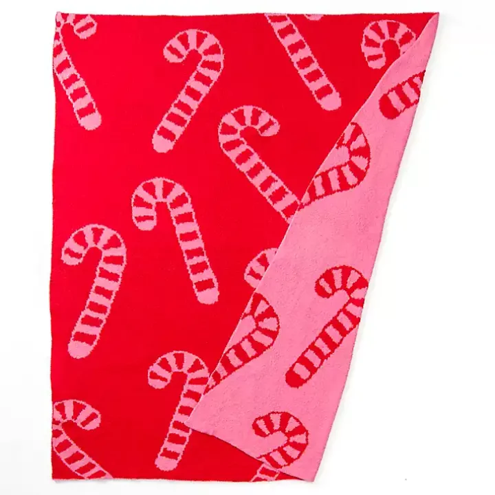 Candy Cane Cloud Throw
