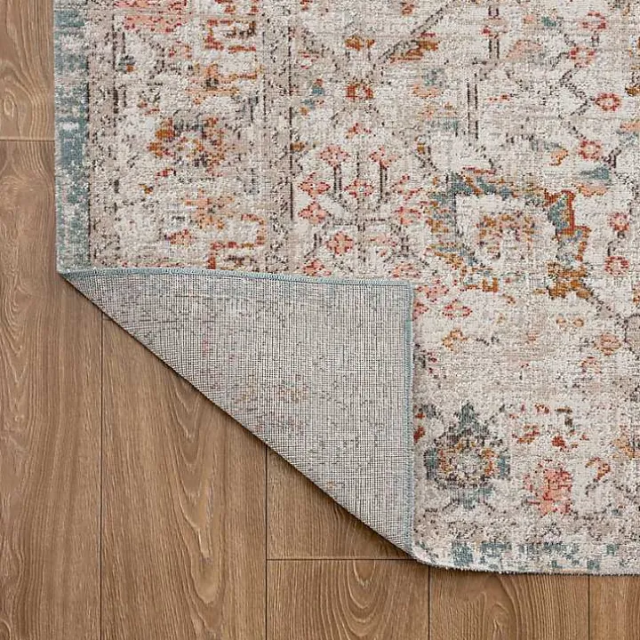 Caramel Botanical Indoor/Outdoor Area Rug, 5x7