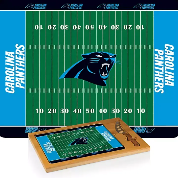 Carolina Panthers Cutting Board & Knife Set