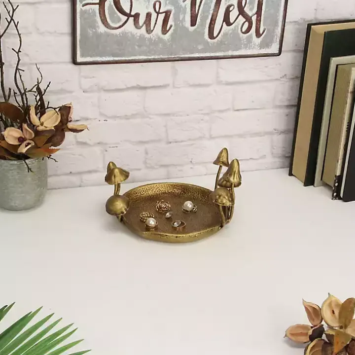 Cast Iron Catchall Mushroom Tray
