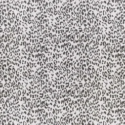 Cauli Black Leopard Print Outdoor Rug, 6x6