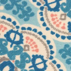 Cerulean Medallion Outdoor Area Rug, 5x7