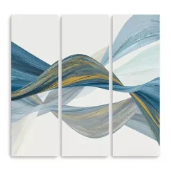 Changing Currents Canvas Art Prints, Set of 3