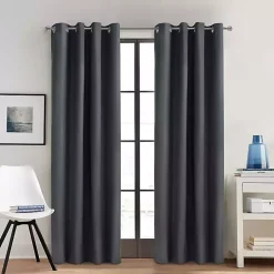 Charcoal Alpine Blackout Curtain Panel, 63 in.