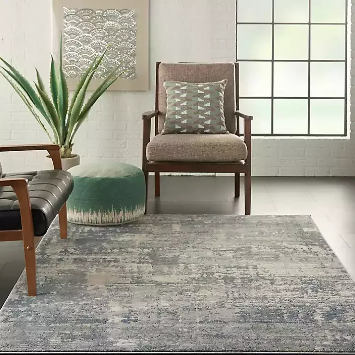 Charcoal Tally Textured Area Rug, 3x5