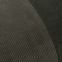 Charcoal Velvet Corduroy Lumbar Pillow