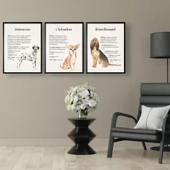 Chihuahua Facts Framed Wall Plaque