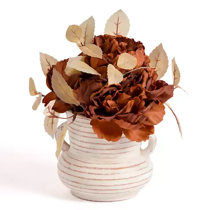 Chocolate Peony Arrangement in Vase