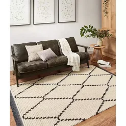 Chris Loves Julia x Loloi Alice Cream Rug, 5x7