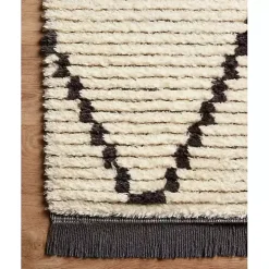Chris Loves Julia x Loloi Alice Cream Rug, 5x7