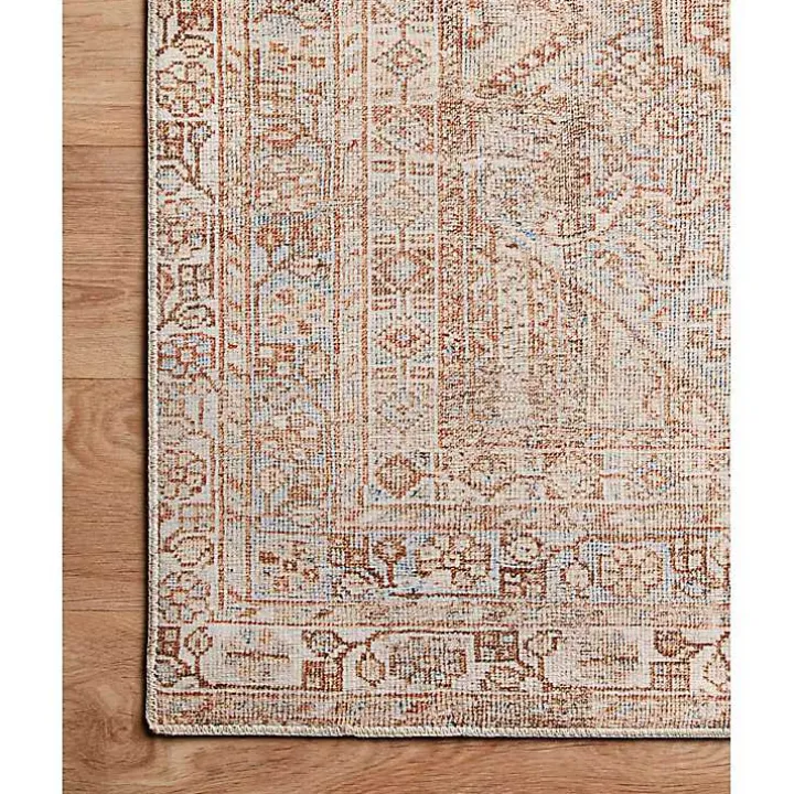 Chris Loves Julia x Loloi Jules Orange Rug, 2x9