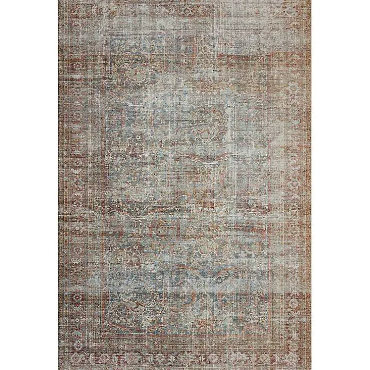 Chris Loves Julia x Loloi Jules Lagoon Rug, 5x7
