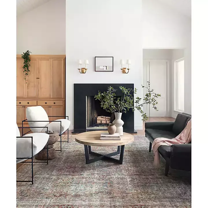 Chris Loves Julia x Loloi Jules Lagoon Rug, 5x7