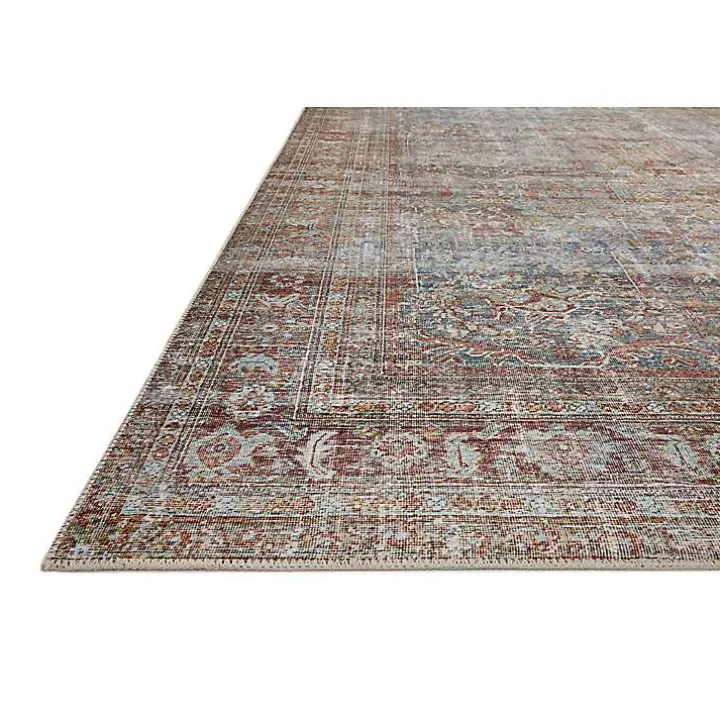 Chris Loves Julia x Loloi Jules Lagoon Rug, 5x7