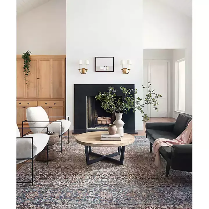 Chris Loves Julia x Loloi Jules Dark Blue Rug, 2x9