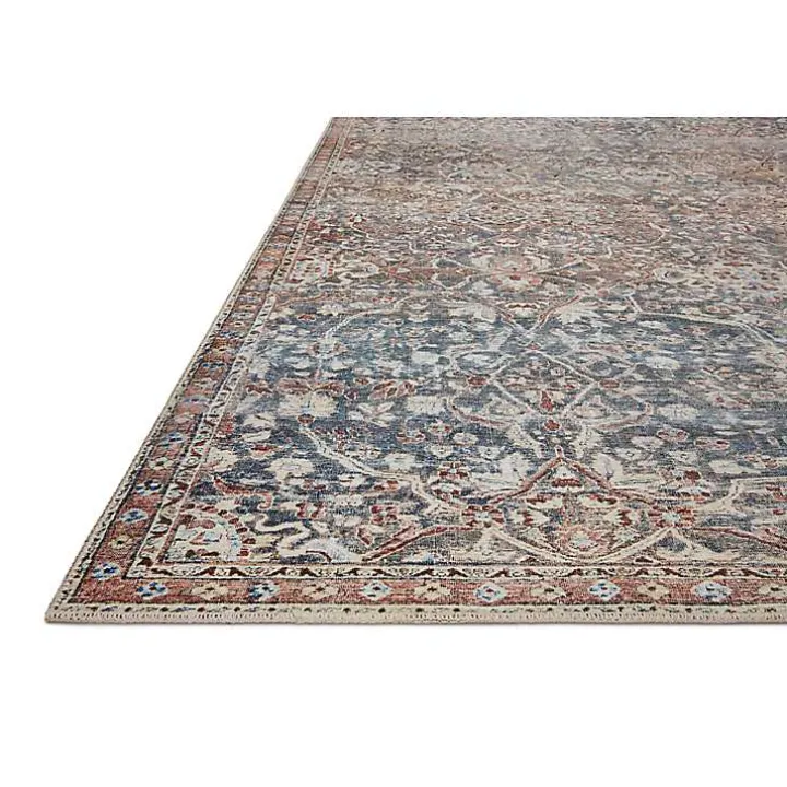 Chris Loves Julia x Loloi Jules Dark Blue Rug, 2x9