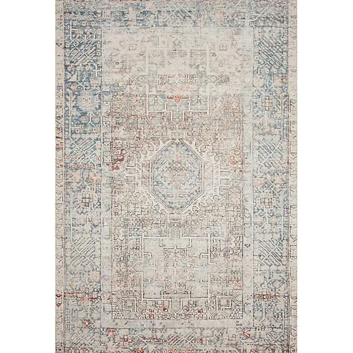 Chris Loves Julia x Loloi Jules Natural Rug, 5x7
