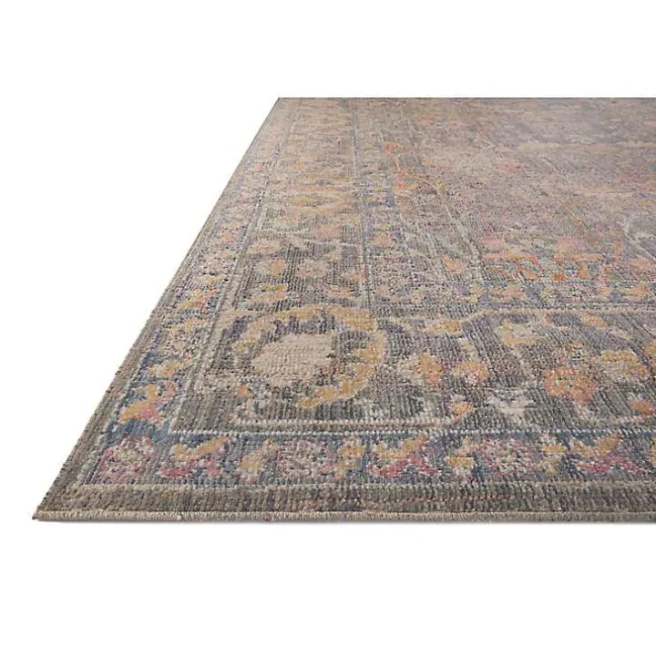 Chris Loves Julia x Loloi Rosemarie Gray Rug, 5x7