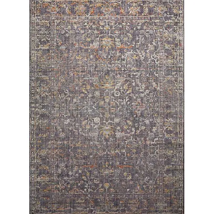 Chris Loves Julia x Loloi Rosemarie Coal Rug, 6x9