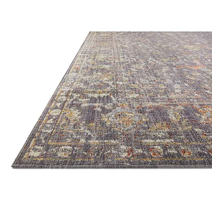 Chris Loves Julia x Loloi Rosemarie Coal Rug, 6x9