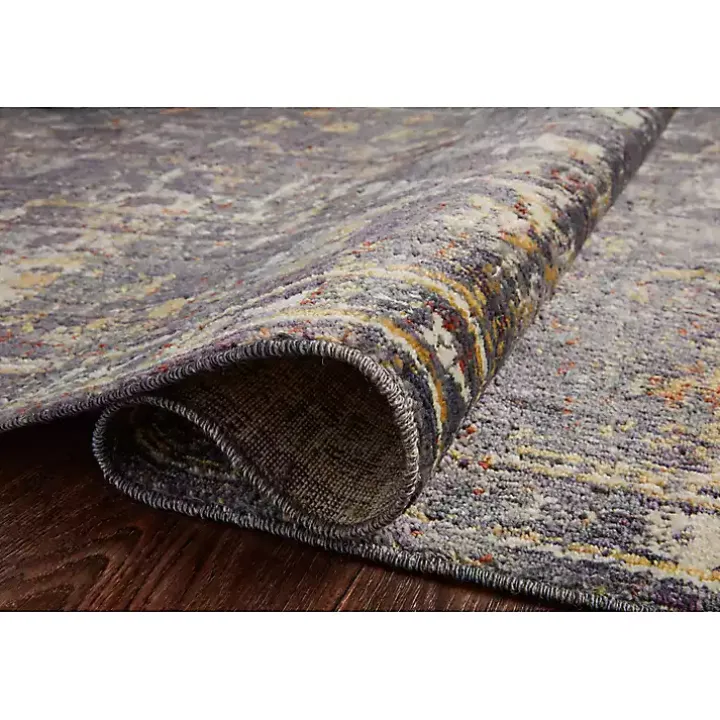 Chris Loves Julia x Loloi Rosemarie Coal Rug, 6x9