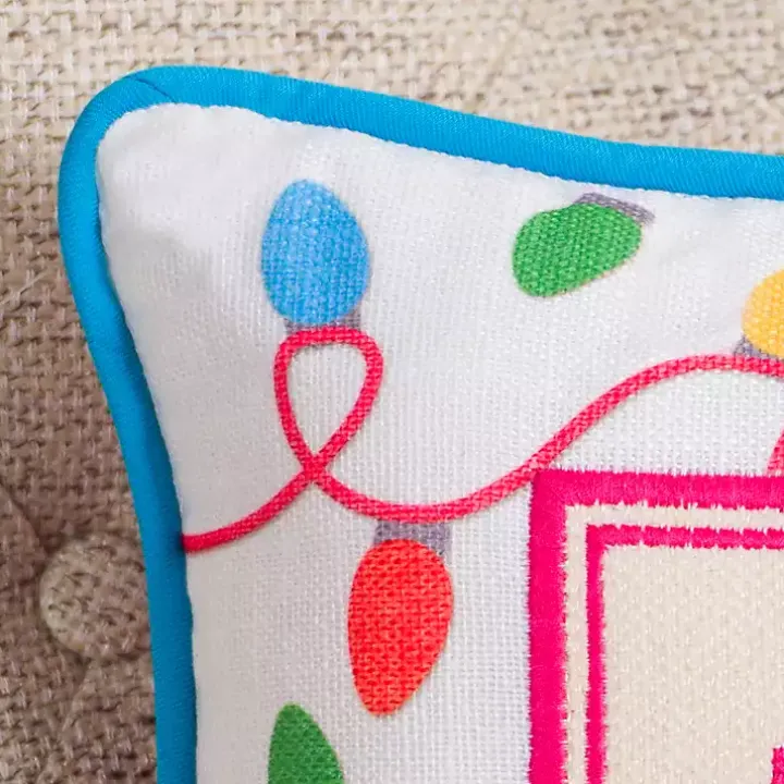 Christmas Calories Don't Count Needlepoint Pillow