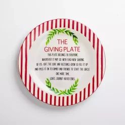 Christmas Giving Plate