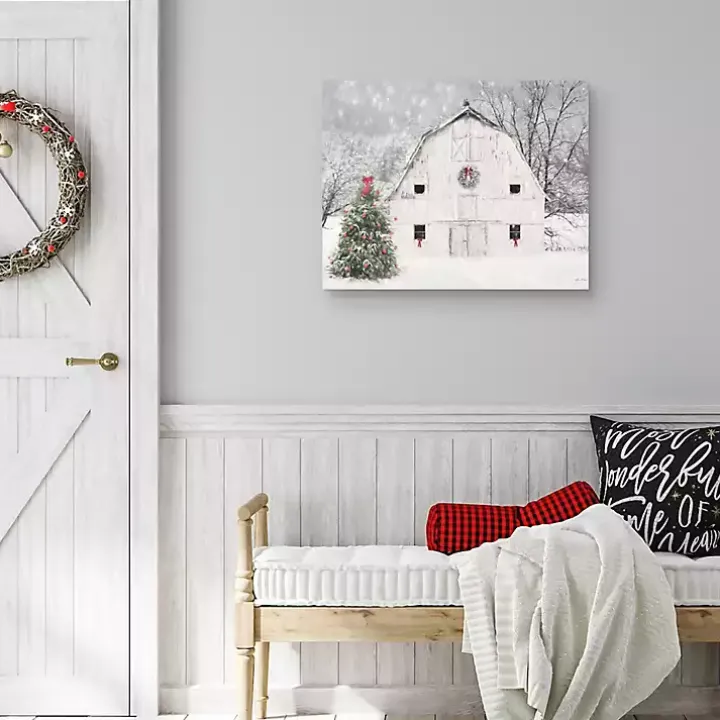 Christmas in the Country Canvas Art Print