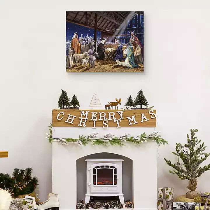 Christmas Nativity Canvas Art Print
