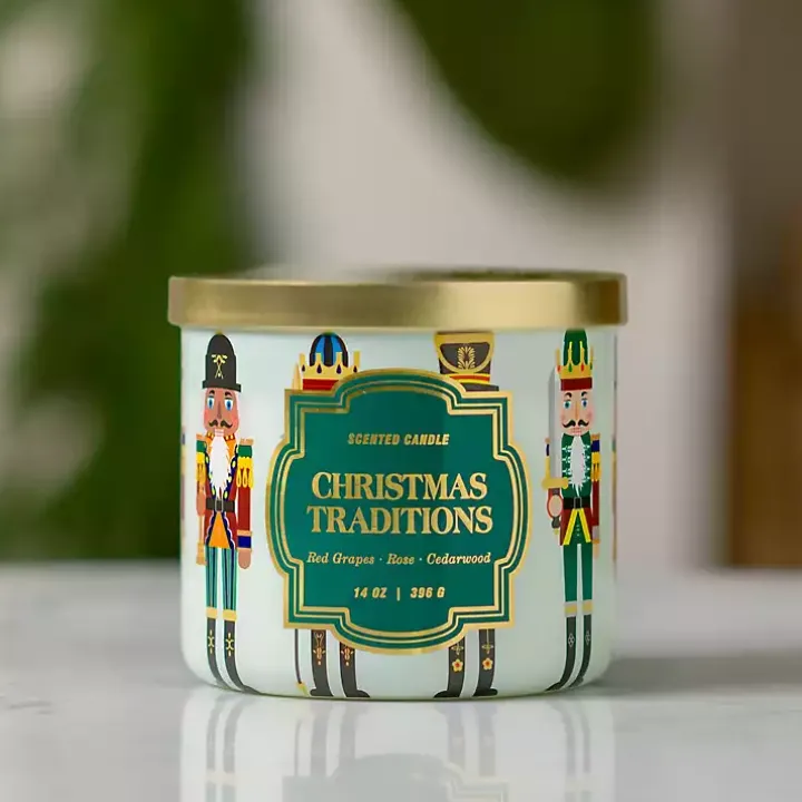 Christmas Traditions Triple Wick Jar Candle