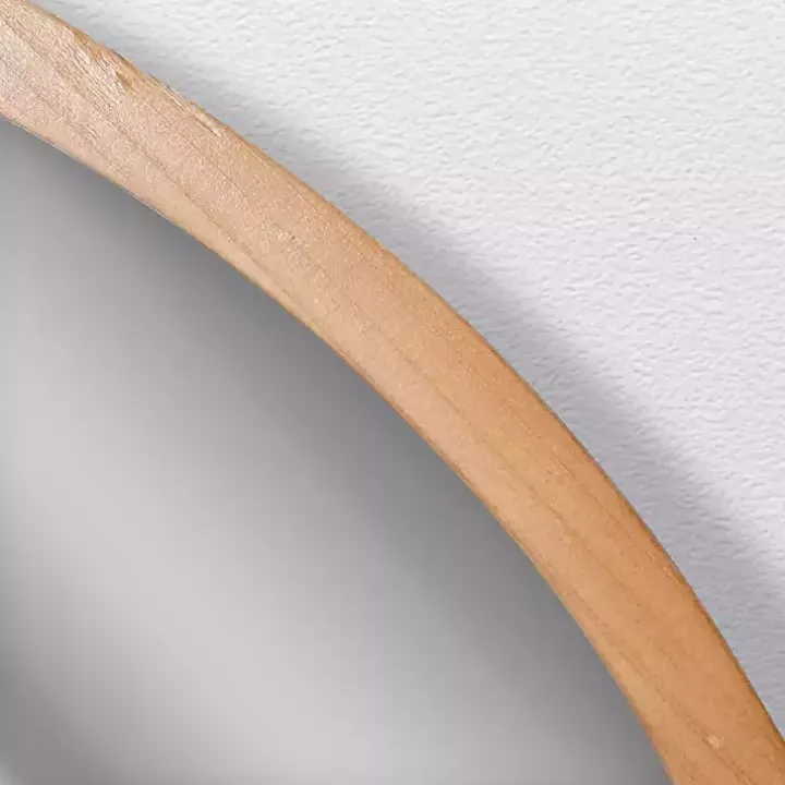 Ciarra Natural Wood Arch Wall Mirror