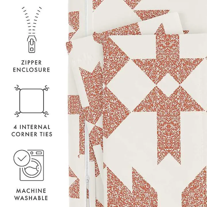 Clay Adobe Diamond 2-pc. Twin Duvet Cover Set