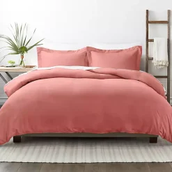Clay Solid 3-pc. King Duvet Cover Set