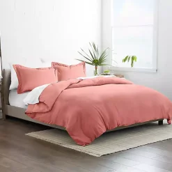 Clay Solid 3-pc. King Duvet Cover Set