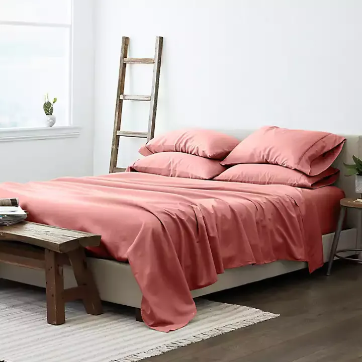 Clay Solid 6-pc. Queen Sheet Set