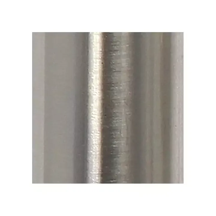Clear Glass and Nickel Cylindrical Table Lamp