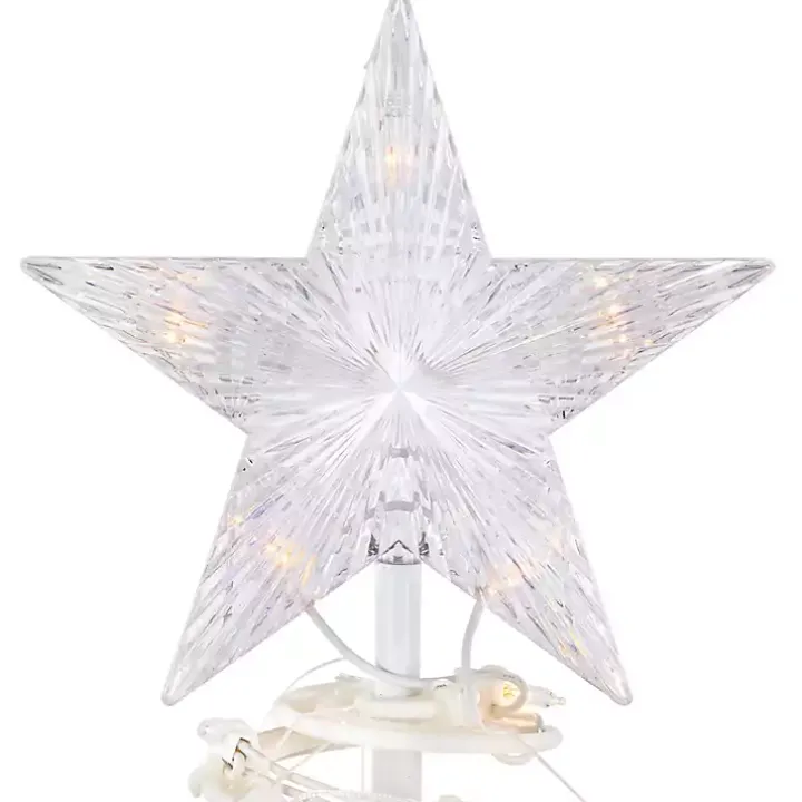 Clear Pre-Lit Spiral Christmas Trees, Set of 3