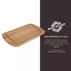 Clemson Tigers Wood and Glass Serving Board