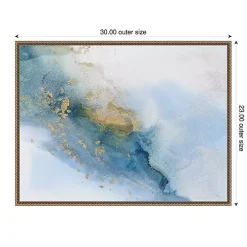 Cloud Land Framed Canvas Art Print