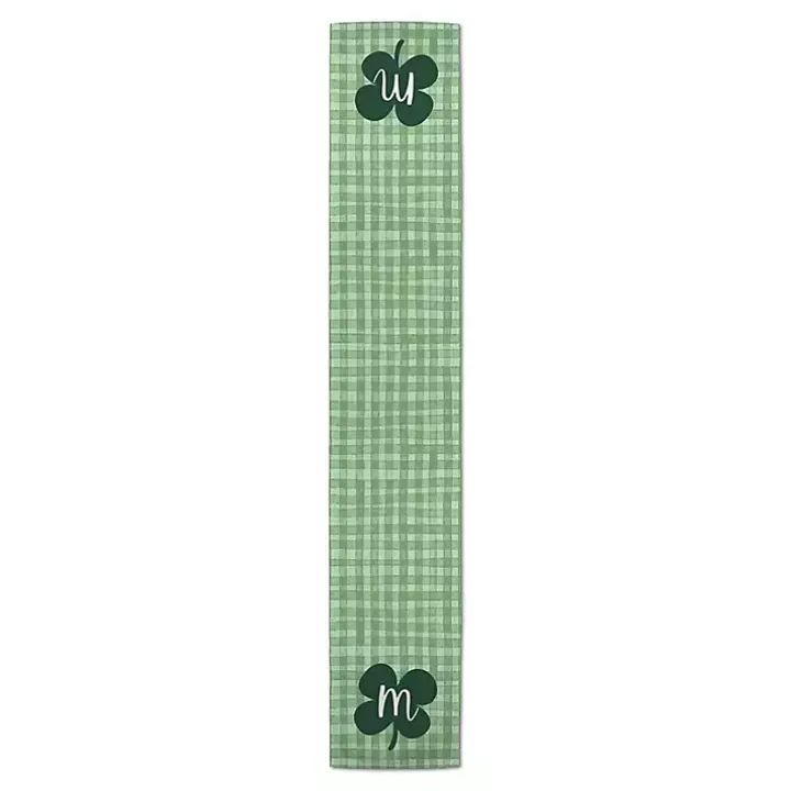 Clover Personalized Monogram Table Runner, 90 in.