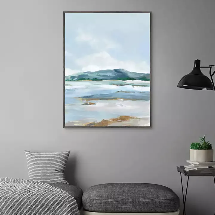 Coastal Blue Mountains I Framed Canvas Art Print