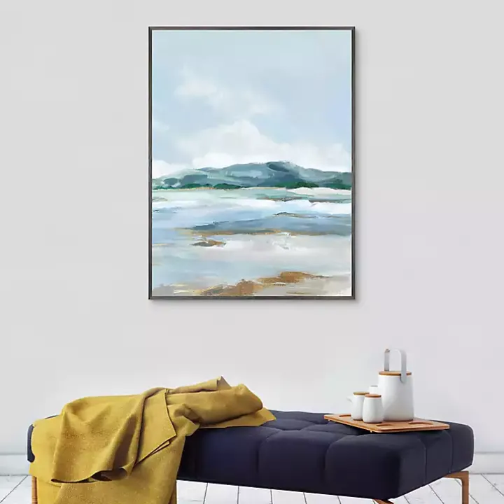 Coastal Blue Mountains I Framed Canvas Art Print