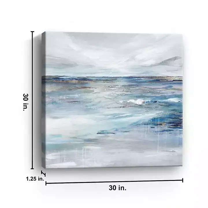 Coastal Sense Canvas Art Print, 30x30 in.