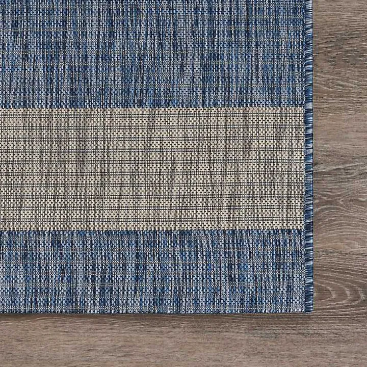 Coastal Stripes Outdoor Area Rug, 7x9